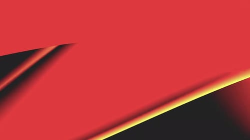 Dynamic Fluid Red Abstract Waves Looping Background