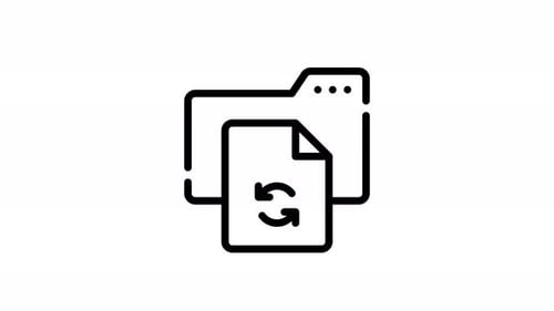 Animation Backup Folder Icon