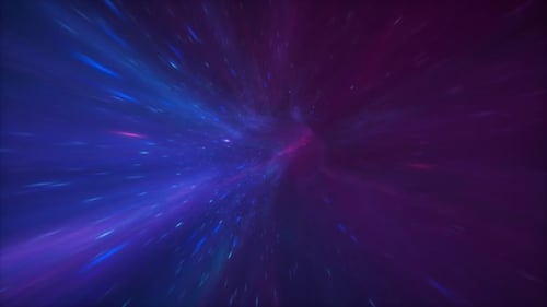 Futuristic Hyperspace Tunnel Warp Speed Abstract Space Travel Loop Background