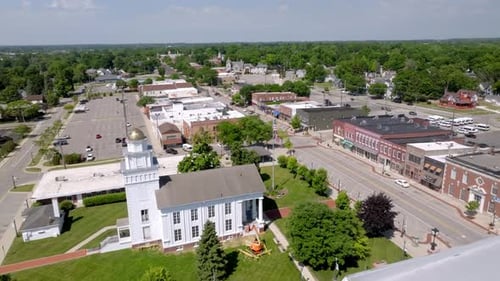 Downtown Lapeer, Michigan.