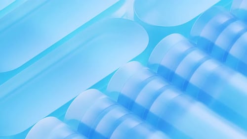 Abstract glass shape background