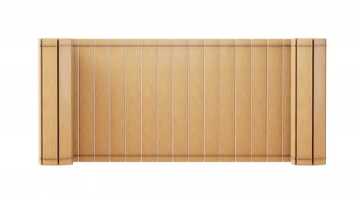 Retro Chinese bamboo slip on alpha