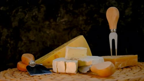 Different Cheese on the Table