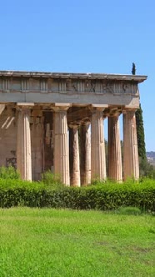 Ancien temple d'Héphaïstos à Athènes, Grèce