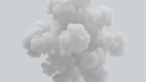 Soft White Smoke Puff
