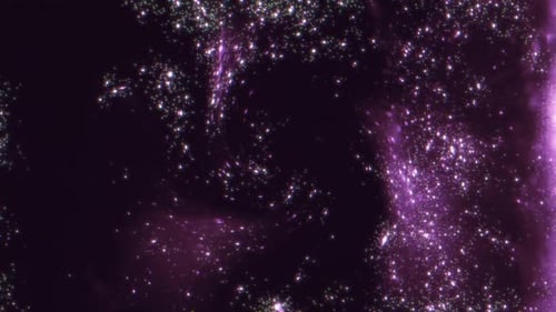 Galaxy Purple Particles