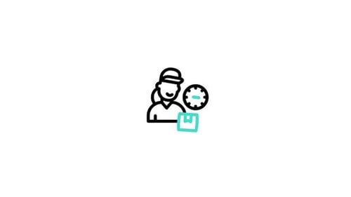 Deliverywoman Animated Icon