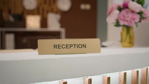 Empty Luxurious Hotel Lounge Area