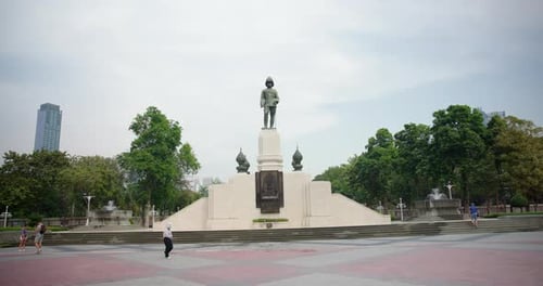 Monument Plaza at Benchakitti Park, Bangkok