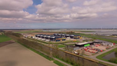 Futuristic data hub located in the heart of the Netherlands