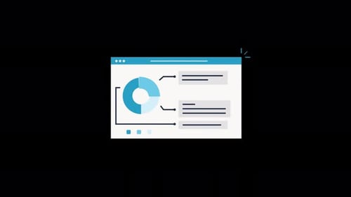 Animated Data Analysis with Flat Design Interface