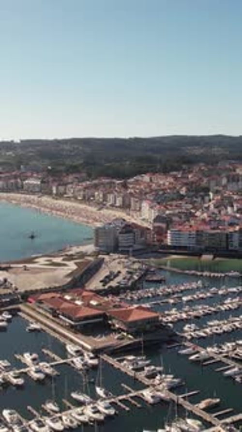 City of Sanxenxo, Spain Vertical Video