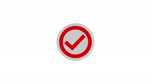 3D check mark icon, tick mark