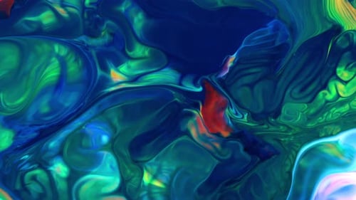 Abstrakte bunte Tintenbewegungen breiten sich auf Wasser aus Textur 519
