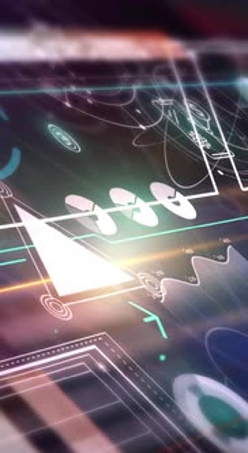 Animation of Digital Data in 3D Space