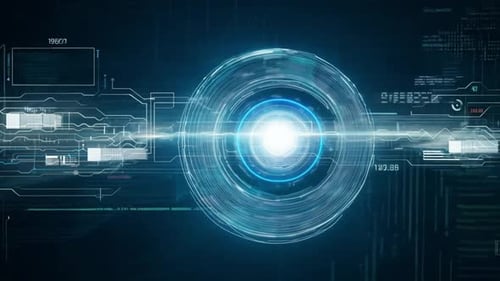 Futuristic Digital Technology Background