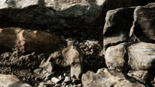 Close Up of Rocky Stones Formation