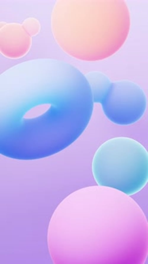 Abstract gradient geometric pattern background. Mobile phone wallpaper, 3d rendering.