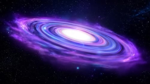 Night Sky With Stars And Nebula