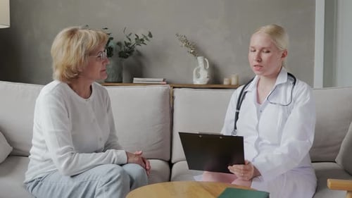 Doctor Talking to Patient About Health Concerns