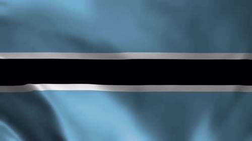 Botswana Flag Animation