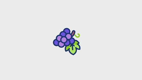 Grapes Animated Icon V1