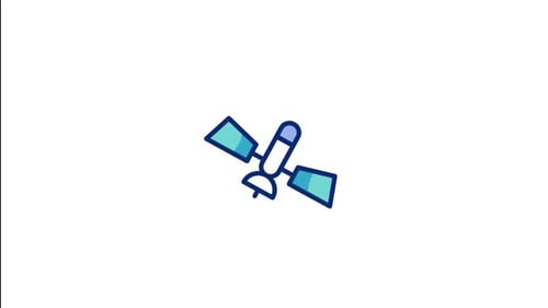 Satellite Animated Icon