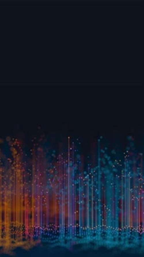 Abstract 3D Big Data Plot Visualization Futuristic Infographics Aesthetic Design Animation Visual