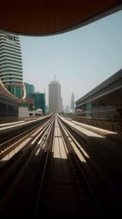 Lap de temps Timelapse Metro In
