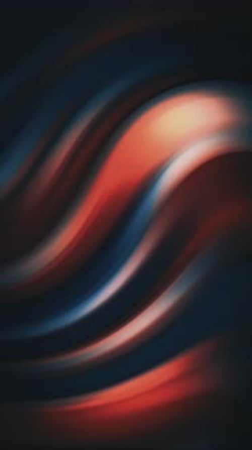 abstract blue orange red wave background Vertical video