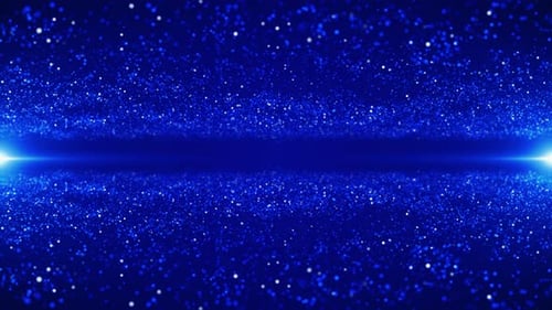 Fondo de ciencia ficción 3D Plexus Digital Cyber Space Blue Hi Tech Field Holograma Brillante Partículas