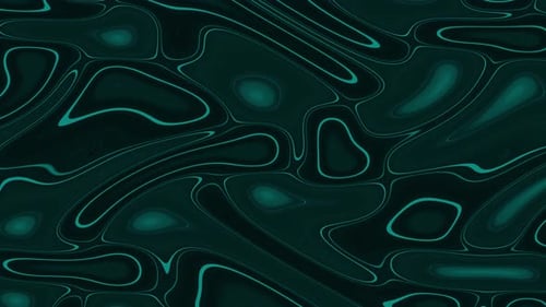 Fluid Teal Organic Abstract Flowing Background Animation