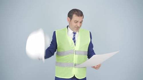 Frustrated engineer.