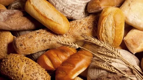 Closeup of Freshly Baked Bread