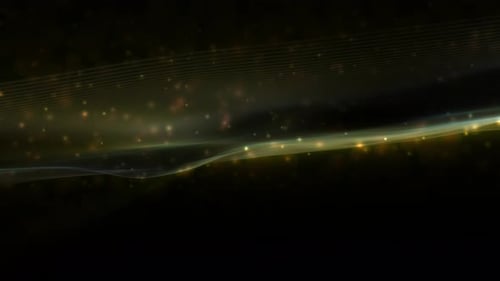 Particules de lumière magiques