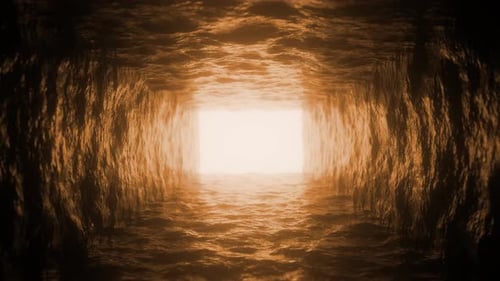 Luz no fim do túnel, simbolizando esperança e renascimento