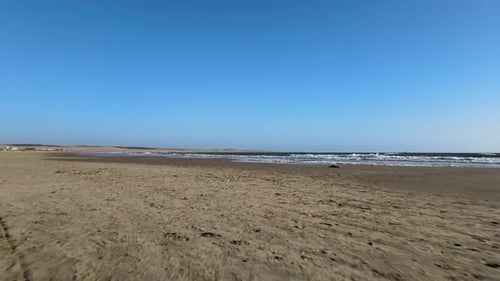 Sand and the beach