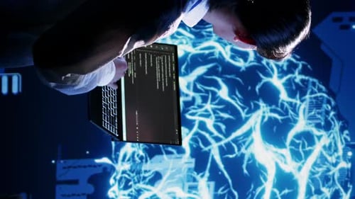 Los compañeros de trabajo de Vertical Video ejecutan código de IA en un centro de datos