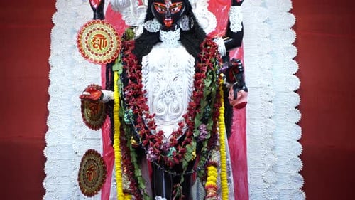 Diwali is one of the biggest festival in India, Kali, one of the deities of Hindus, is worshiped in