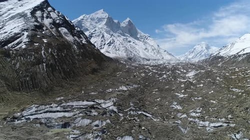 Gomukh or Gaumukh Uttarakhand, India
Gomukh is the terminus or snout of the Gangotri Glacier & the s