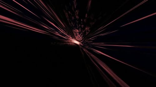 Red Light Speed Tunnel Abstract