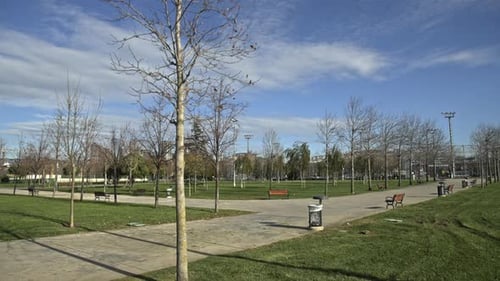 Parc arboré en bord de mer à Maltepe, Istanbul