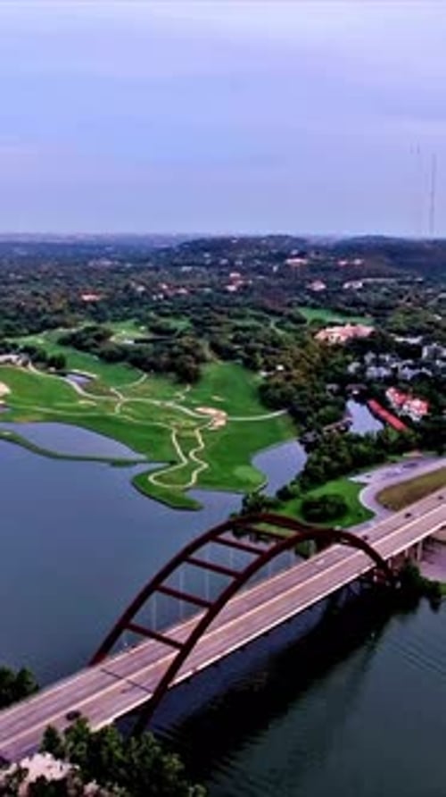 Vertical View Of Pennybacker Bridge, Austin