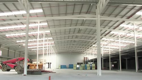 Large Industrial Space in Bright Daylight