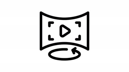 virtual line icon animation