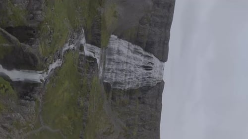 Majestic Waterfall in Iceland