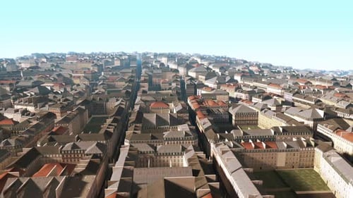 Flying Over a 3D City