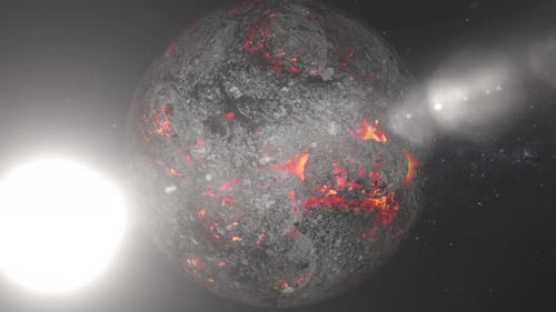 Fiery Planet Formation in Space with Bright Star