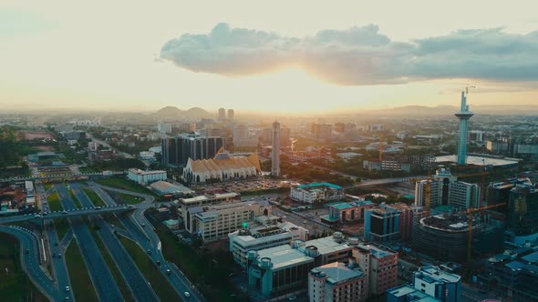 Aerial of Abuja city centre, Buildings Stock Footage ft. cityscape ...
