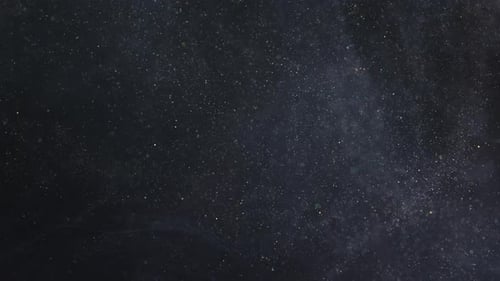 Dark Abstract Background with Moving Particles